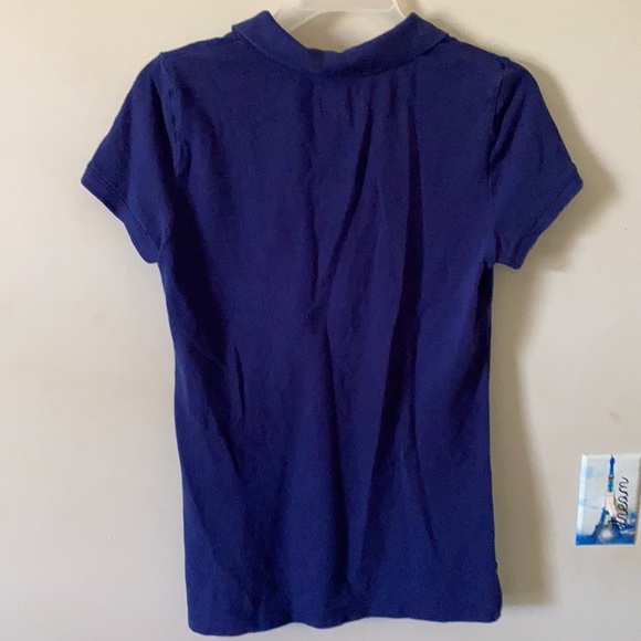 Dark blue purple polo shirt - Picture 2 of 2